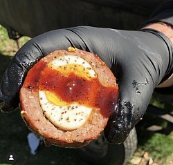 Smoked Scotch egg